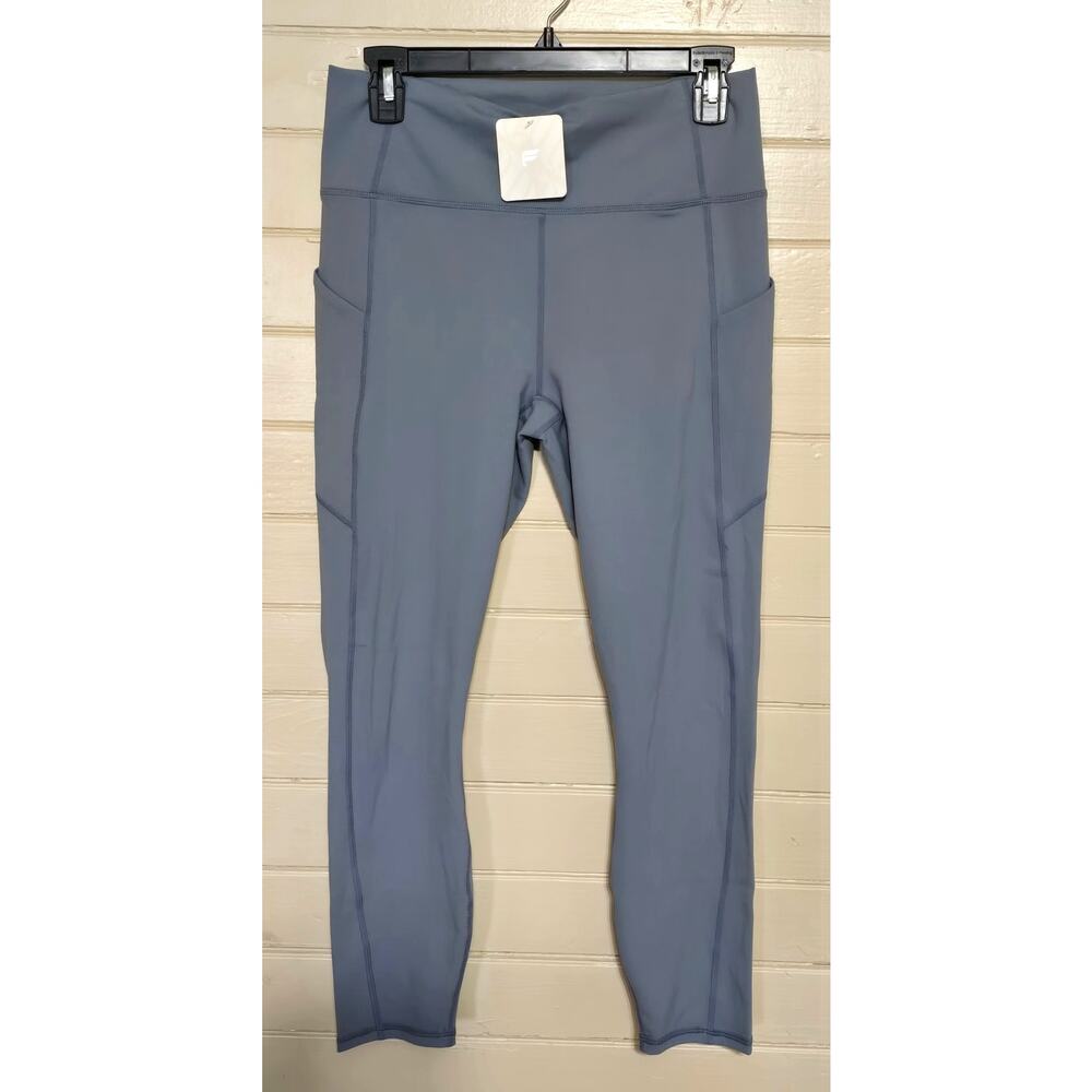 Fabletics Women's Oasis High-Waisted 7/8 Leggings Stormcloud Size Large/10 NWT